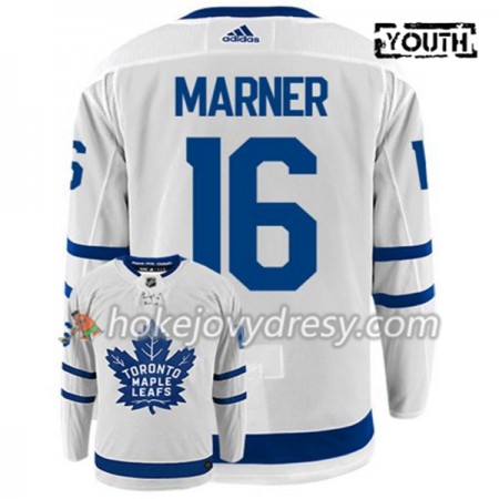 Dětské Hokejový Dres Toronto Maple Leafs MITCHELL MARNER 16 Adidas Bílá Authentic